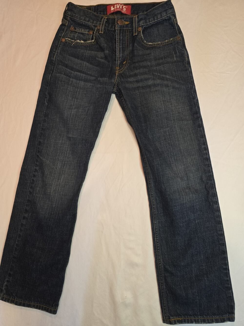Vintage Levi 514 Red Label Slim Straight Jean Women 27x27 14 Regular Denim
